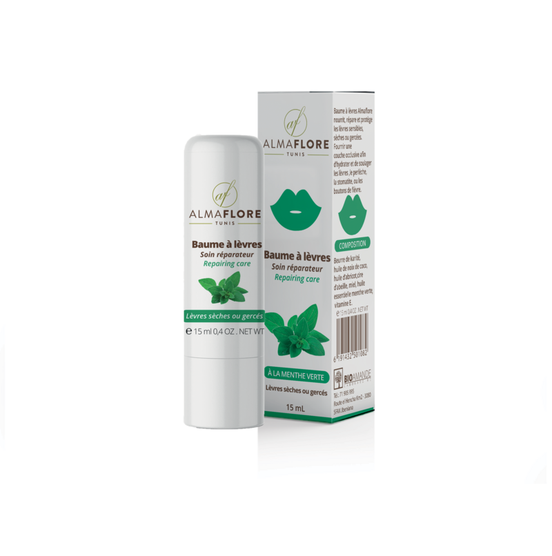 ALMAFLORE BAUME A LEVRES A LA MENTHE